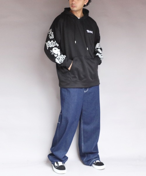 8(eight)(エイト)の「イラストロゴプルパーカー(パーカー・メンズ・ネイビー/ブラック/グレー系その他・MEDIUM/X-LARGE/LARGE)」の10枚目の写真