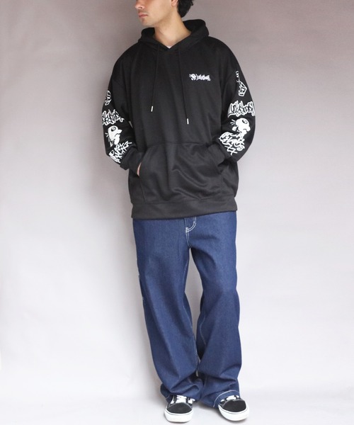 8(eight)(エイト)の「イラストロゴプルパーカー(パーカー・メンズ・ネイビー/ブラック/グレー系その他・MEDIUM/X-LARGE/LARGE)」の11枚目の写真