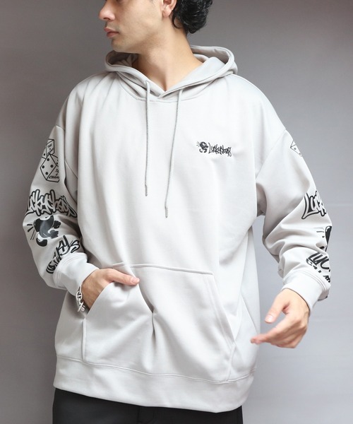 8(eight)(エイト)の「イラストロゴプルパーカー(パーカー・メンズ・ネイビー/ブラック/グレー系その他・MEDIUM/X-LARGE/LARGE)」の13枚目の写真