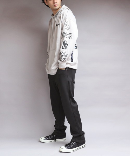 8(eight)(エイト)の「イラストロゴプルパーカー(パーカー・メンズ・ネイビー/ブラック/グレー系その他・MEDIUM/X-LARGE/LARGE)」の14枚目の写真