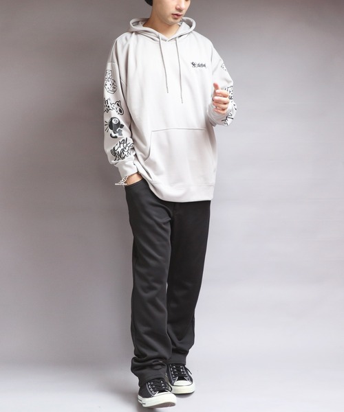 8(eight)(エイト)の「イラストロゴプルパーカー(パーカー・メンズ・ネイビー/ブラック/グレー系その他・MEDIUM/X-LARGE/LARGE)」の17枚目の写真