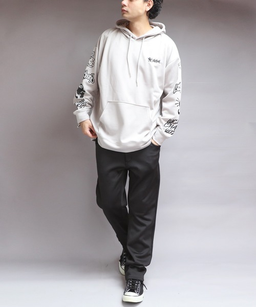 8(eight)(エイト)の「イラストロゴプルパーカー(パーカー・メンズ・ネイビー/ブラック/グレー系その他・MEDIUM/X-LARGE/LARGE)」の19枚目の写真