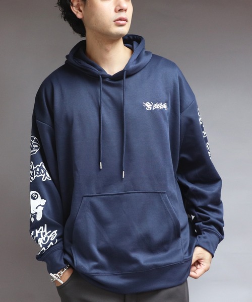 8(eight)(エイト)の「イラストロゴプルパーカー(パーカー・メンズ・ネイビー/ブラック/グレー系その他・MEDIUM/X-LARGE/LARGE)」の22枚目の写真