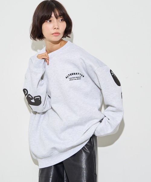 WEGO(ウィゴー)の「WEGO/ストレートラインロゴグラフィックプルオーバー(スウェット・メンズ・チャコールグレー/アッシュグレー・MEDIUM/LARGE)」の19枚目の写真