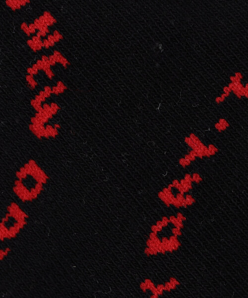 Purple&Yellow（パープルアンドイエロー）の「サークルメッセージアンクルソックス（ソックス/靴下・メンズ・ホワイト/ブラック/グリーン・27.0cm）」の8枚目の写真