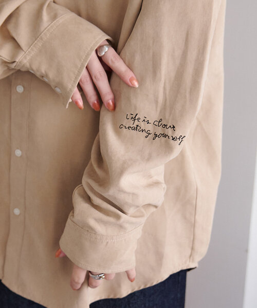 【ユニセックス】ハンドライト刺繍ウエスタンシャツ（シャツ/ブラウス）｜DISCOAT（ディスコート）