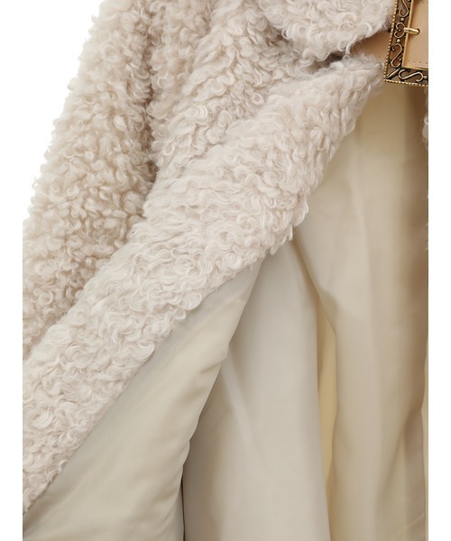 せる❰ピンクハウス❱新品プードルファーブルゾン PINK HOUSE（ピンクハウス）の「プードルボアジャケット（テーラード