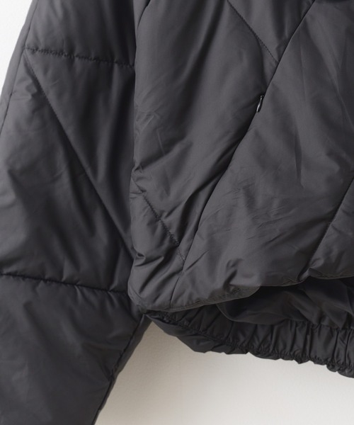 AO2（アオズ）の「Quilted padded jacket / キルティング中綿ジャケット（ダウンジャケット/コート・レディース・ブラック/ホワイト・FREE）」の14枚目の写真