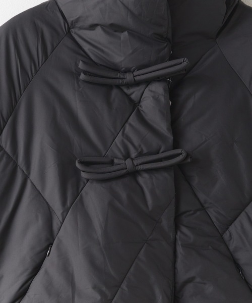AO2（アオズ）の「Quilted padded jacket / キルティング中綿ジャケット（ダウンジャケット/コート・レディース・ブラック/ホワイト・FREE）」の13枚目の写真