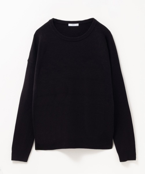 NAVY(ネイビー)の「nAvy 洗えるニット カシミヤタッチクルーネック(ニット/セーター・レディース・イエロー/ブルー系その他/ブラック・M/L)」の11枚目の写真