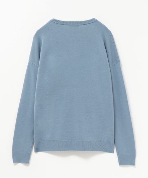 NAVY(ネイビー)の「nAvy 洗えるニット カシミヤタッチクルーネック(ニット/セーター・レディース・イエロー/ブルー系その他/ブラック・M/L)」の19枚目の写真
