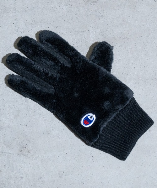 Champion(チャンピオン)の「【k】〔Champion/チャンピオン〕ふわもこ ボアグローブ/手袋(手袋・レディース・ブラウン/ベージュ/ブラック/チャコールグレー・FREE)」の10枚目の写真