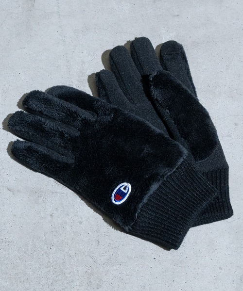 Champion(チャンピオン)の「【k】〔Champion/チャンピオン〕ふわもこ ボアグローブ/手袋(手袋・レディース・ブラウン/ベージュ/ブラック/チャコールグレー・FREE)」の6枚目の写真