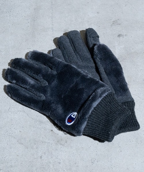 Champion(チャンピオン)の「【k】〔Champion/チャンピオン〕ふわもこ ボアグローブ/手袋(手袋・レディース・ブラウン/ベージュ/ブラック/チャコールグレー・FREE)」の7枚目の写真