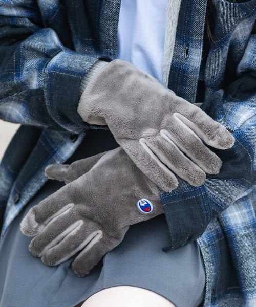 Champion(チャンピオン)の「【k】〔Champion/チャンピオン〕ふわもこ ボアグローブ/手袋(手袋・レディース・ブラウン/ベージュ/ブラック/チャコールグレー・FREE)」の21枚目の写真