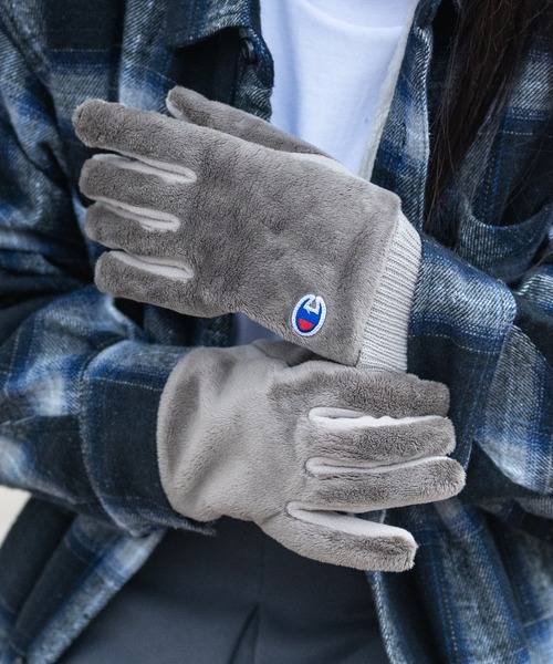 Champion(チャンピオン)の「【k】〔Champion/チャンピオン〕ふわもこ ボアグローブ/手袋(手袋・レディース・ブラウン/ベージュ/ブラック/チャコールグレー・FREE)」の22枚目の写真
