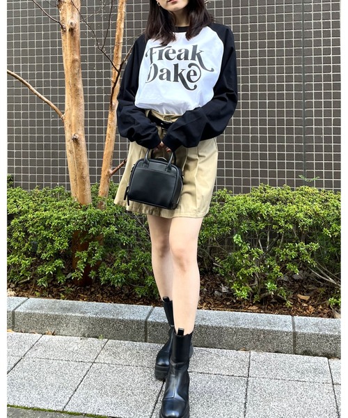 RGY(アールジーワイ)の「【RGY】FREAK DAKE ラグランロンT(Tシャツ/カットソー・メンズ・ブラック/ネイビー/バーガンディー・MEDIUM/LARGE/X-LARGE)」の4枚目の写真