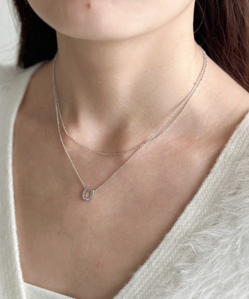 セール】2連ホースシューネックレス（ネックレス）｜sowang（ソワン