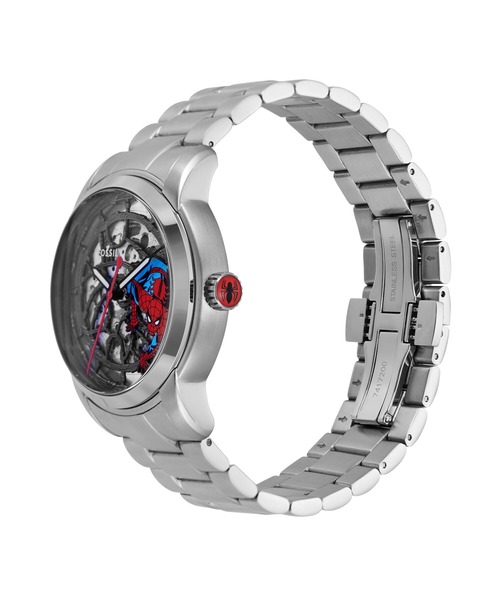 FOSSIL（フォッシル）の「フォッシル | マーベル MARVEL x Fossil SPIDER-MAN 限定版 腕時計 メンズ オートマティックウォッチ ステンレス LE1197SET（アナログ腕時計・メンズ・シルバー・FREE）」の7枚目の写真