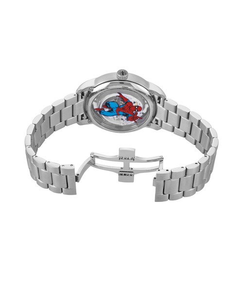 FOSSIL（フォッシル）の「フォッシル | マーベル MARVEL x Fossil SPIDER-MAN 限定版 腕時計 メンズ オートマティックウォッチ ステンレス LE1197SET（アナログ腕時計・メンズ・シルバー・FREE）」の5枚目の写真