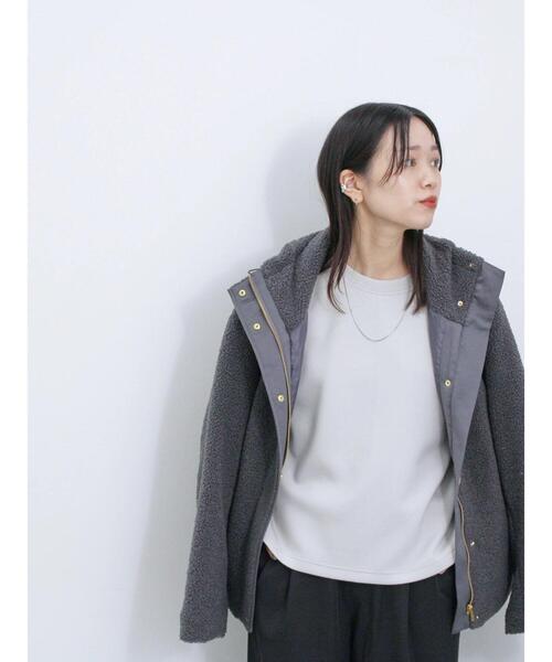 tシャツ M1931 度詰フライスショート丈プルオーバー レディース セール】ダンボールショート丈プルオーバー（Tシャツ/カットソー