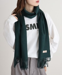 マフラー（グリーン・カーキ/緑色系・ウール・ニット