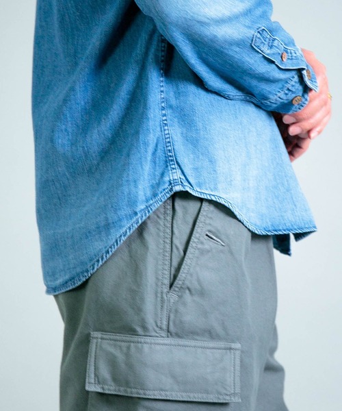 OMNIGOD（オムニゴッド）の「[OMNIGOD mens / オムニゴッド] 5.5oz デニム スプレッドカラーシャツ（シャツ/ブラウス・メンズ・インディゴブルー・3/2/4）」の11枚目の写真