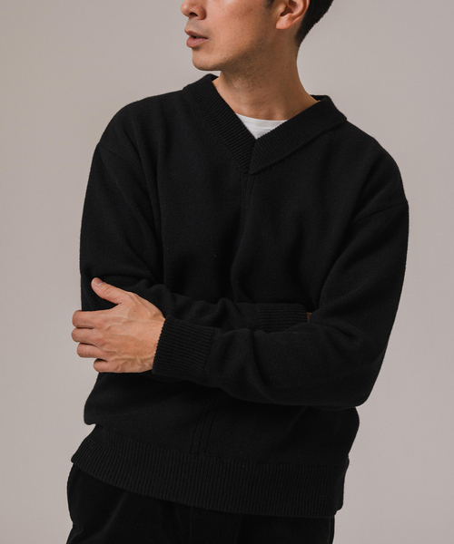 Ets materiaux ヴィンテージ  フランス軍 セール】Letiquette × ETS.MATERIAUX FRENCH ARMY V-KNIT
