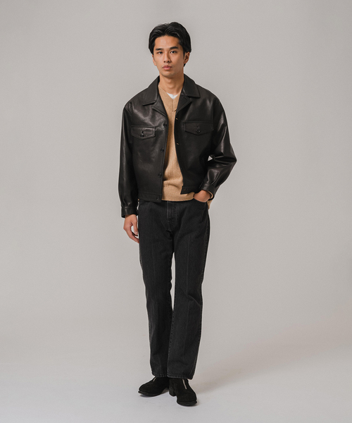 EDIFICE(エディフィス)の「Letiquette × ETS.MATERIAUX FRENCH ARMY V-KNIT(ニット/セーター・メンズ・ブラック/レッド/キャメル・1/2/3)」の12枚目の写真