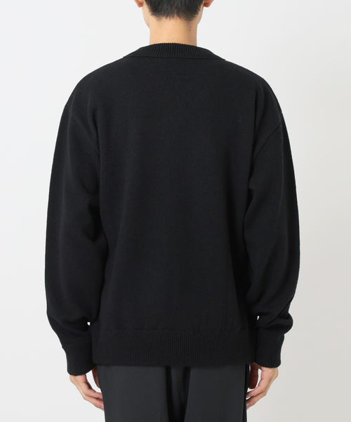 EDIFICE(エディフィス)の「Letiquette × ETS.MATERIAUX FRENCH ARMY V-KNIT(ニット/セーター・メンズ・ブラック/レッド/キャメル・1/2/3)」の22枚目の写真