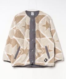 CONVERSE | コンバース シェニール フリース ノーカラー ジャケット(ノーカラージャケット)