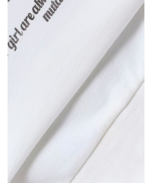 CALNAMUR（カルナムール）の「CRASH CHERRY PRINT BIG SWEAT/クラッシュチェリープリントビッグスウェット（スウェット・レディース・ホワイト/レッド/チャコールグレー・FREE）」の20枚目の写真