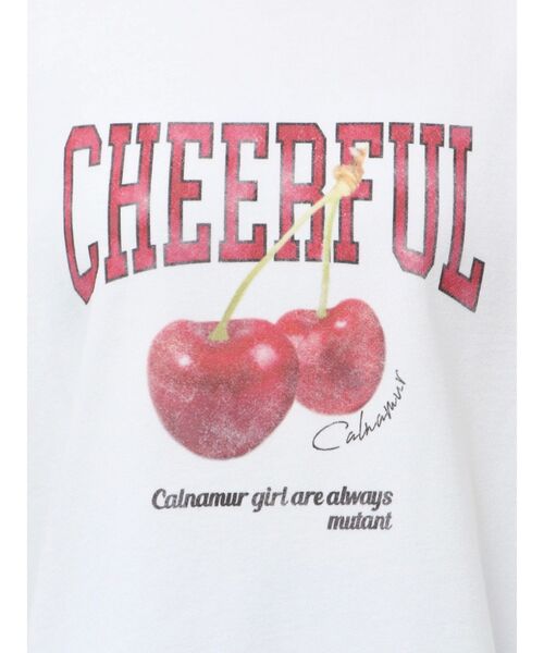 セール】CRASH CHERRY PRINT BIG SWEAT/クラッシュチェリープリント