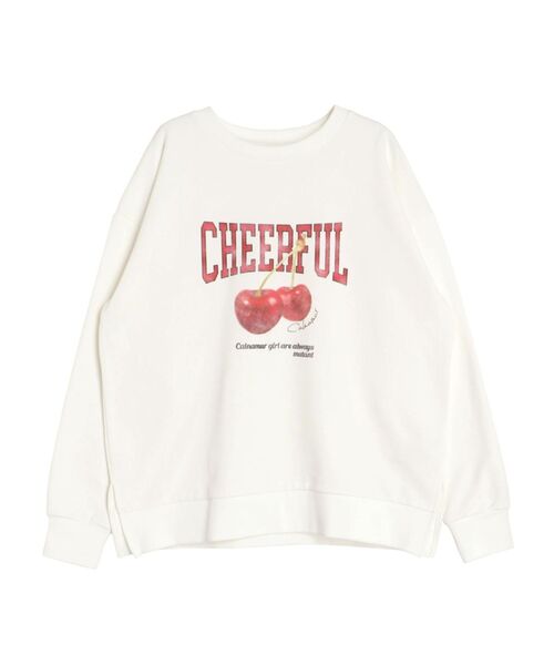 UNDERCOVER チェリーグラフィック スウェット セール】CRASH CHERRY PRINT BIG SWEAT/クラッシュチェリー
