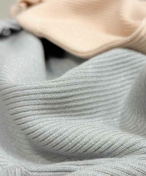 【セール】ローズモチーフ付きタートルニットプルオーバー/F&A/fint（ニット/セーター）｜F i.n.t（フィント）