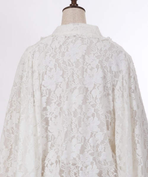 【axes femme】起毛レース姫袖風ボレロ axes femme（アクシーズファム）の「起毛レース姫袖風ボレロ