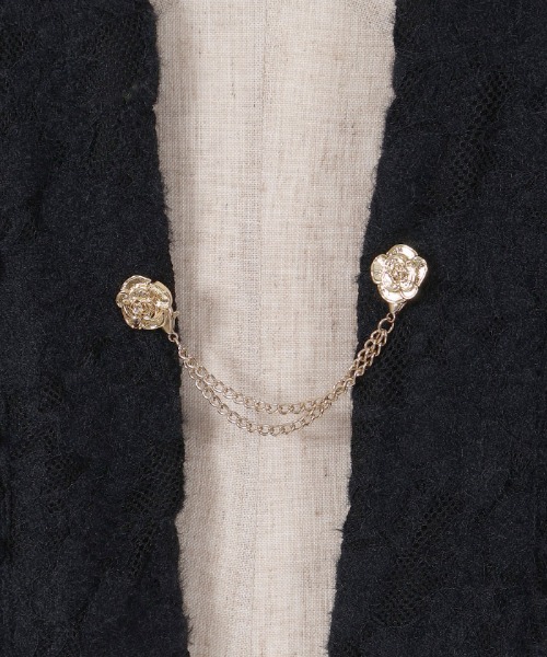 【axes femme】起毛レース姫袖風ボレロ 起毛レース姫袖風ボレロ｜アクシーズファムの通販｜&mall