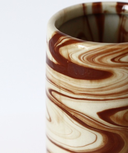 a.depeche（アデペシュ）の「【a.depeche/アデペシュ】歯ブラシスタンド　eclat toothbrush stand strata　おしゃれなギフトに最適！（インテリア雑貨・レディース・オレンジ・FREE）」の5枚目の写真