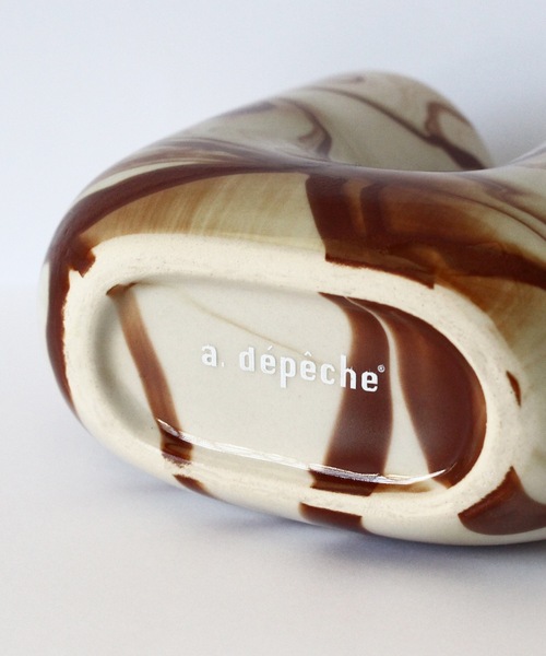 a.depeche（アデペシュ）の「【a.depeche/アデペシュ】歯ブラシスタンド　eclat toothbrush stand strata　おしゃれなギフトに最適！（インテリア雑貨・レディース・オレンジ・FREE）」の6枚目の写真