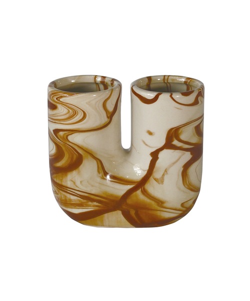 a.depeche（アデペシュ）の「【a.depeche/アデペシュ】歯ブラシスタンド　eclat toothbrush stand strata　おしゃれなギフトに最適！（インテリア雑貨・レディース・オレンジ・FREE）」の2枚目の写真