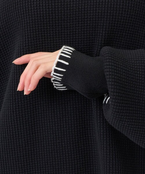 soduk/スドーク】thermal knit pullover/ニット（ニット