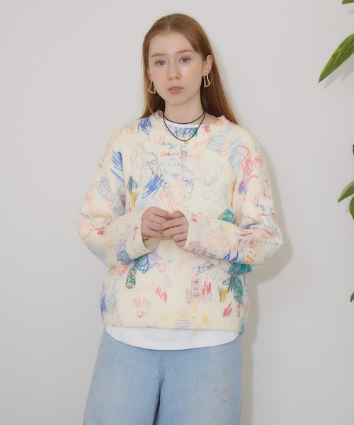 Paradise Picnic(パラダイスピクニック)の「カラープリントニット(ニット/セーター・レディース・その他2/その他1/その他3・FREE)」の7枚目の写真