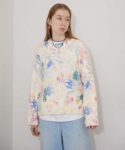 Paradise Picnic(パラダイスピクニック)の「カラープリントニット(ニット/セーター・レディース・その他2/その他1/その他3・FREE)」の9枚目の写真