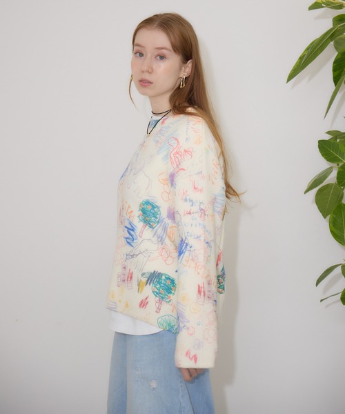 Paradise Picnic(パラダイスピクニック)の「カラープリントニット(ニット/セーター・レディース・その他2/その他1/その他3・FREE)」の10枚目の写真