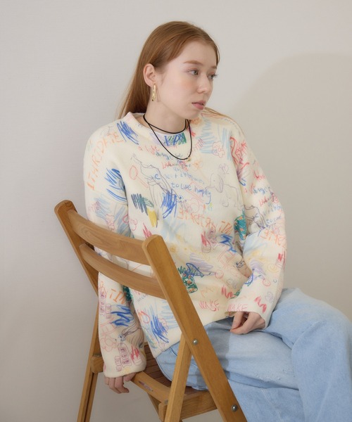 Paradise Picnic(パラダイスピクニック)の「カラープリントニット(ニット/セーター・レディース・その他2/その他1/その他3・FREE)」の14枚目の写真