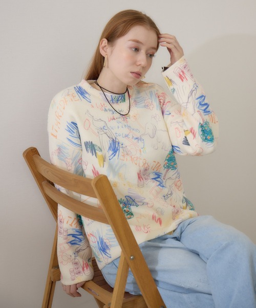 Paradise Picnic(パラダイスピクニック)の「カラープリントニット(ニット/セーター・レディース・その他2/その他1/その他3・FREE)」の15枚目の写真