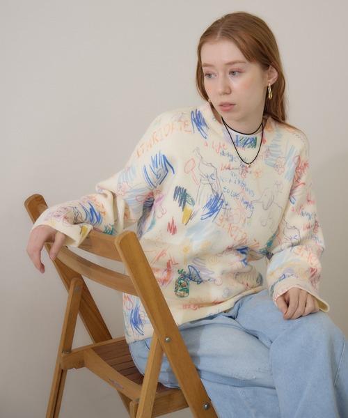 Paradise Picnic(パラダイスピクニック)の「カラープリントニット(ニット/セーター・レディース・その他2/その他1/その他3・FREE)」の16枚目の写真