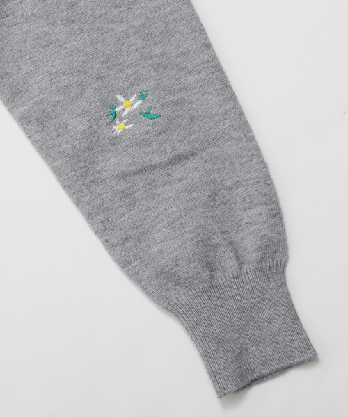 MERAKI(メラキ)の「小花刺繍カーディガン(カーディガン/ボレロ・レディース・グレー・L/M)」の14枚目の写真