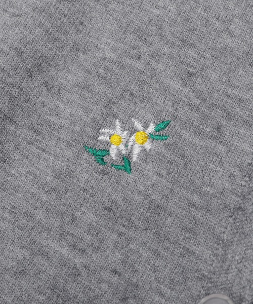 MERAKI(メラキ)の「小花刺繍カーディガン(カーディガン/ボレロ・レディース・グレー・L/M)」の12枚目の写真