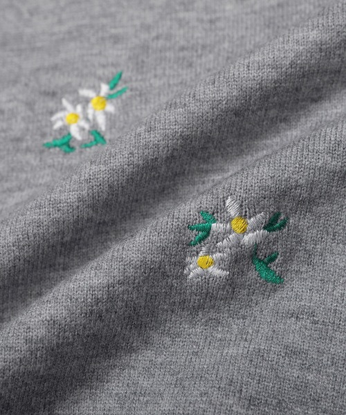MERAKI(メラキ)の「小花刺繍カーディガン(カーディガン/ボレロ・レディース・グレー・L/M)」の11枚目の写真